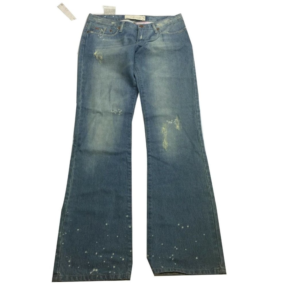 NWT Joe's Socialite Classic Fit Denim Paint Patch Jeans Women's Size 28
